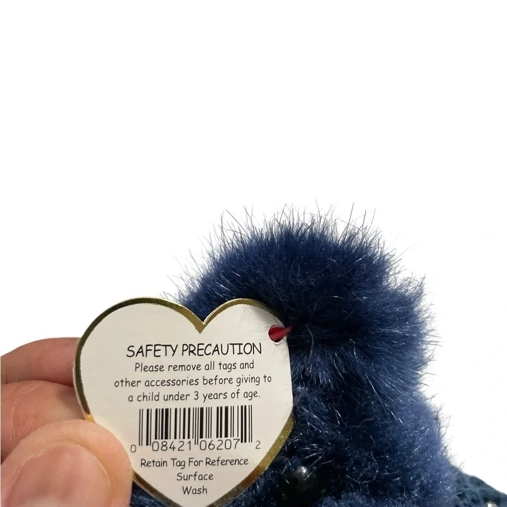 Ty Attic Treasures Orion Blue Bear – Vintage 1993 – With Tags Collectible Plush - Picture 9 of 14